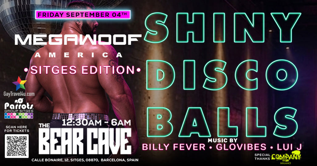 Shiny Disco Balls Bear Week Sitges